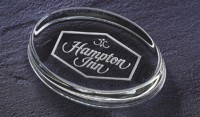 635-106CB  Ellipse Oval Paperweights