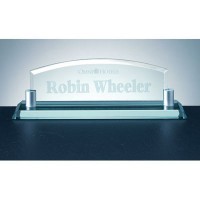 610-21012  Name Plates with Aluminum Holders