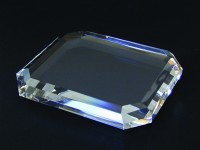 631-87000  Crystal Rectangle Paperweight