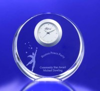 Corona Crystal Desk Clock  676-12022 