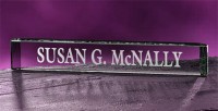 621B-51000 Director's Jade Glass Name Plates