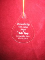GEFTM120REM Teardrop Ornament