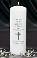 WDB-UNITY CANDLE WITH CROSS