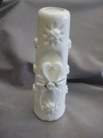 WUB-Hand Carved Sculpted Unity Candle