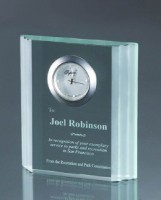 Waterfall Edge Desk Clock  680-12023 