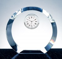 691-22004 Crystal Circle Desk Clock