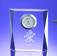Crystal Desk Clock  679-12017